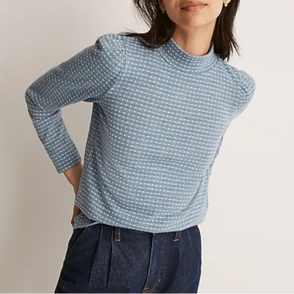 {madewell} mockneck long sleeve
